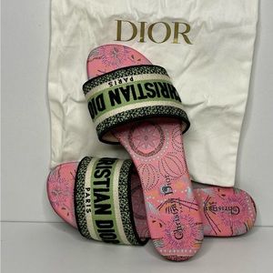 Authentic Christian Dior Dway Slides. Rare find. Size 36.